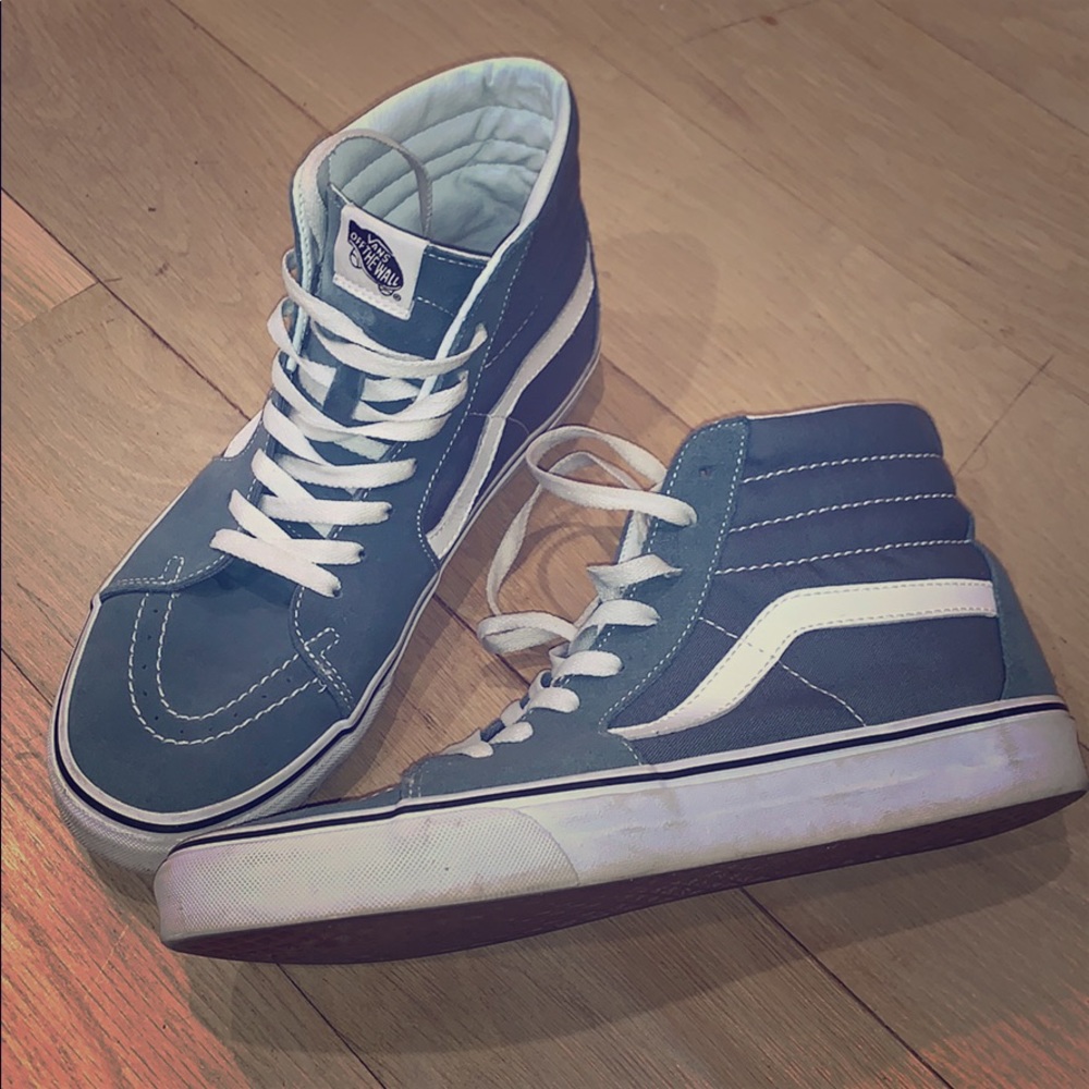 Vans Teal Shoes Men (Size 10)